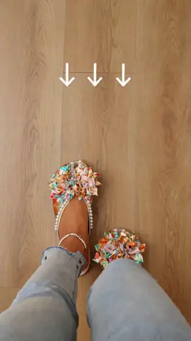 Elegant Women's Sandals with Cute Flower Decorations, Pearl Accents, Random Floral Prints, Round Toe Slip-Ons for Beach, Office, School #comfortablesandals #comfyflipflops #womensflatsandals #dressysandals #womensflats #cushionedsandals #clarkssandals #widefeetsandals #flipflopsoutfit #heeledsandals