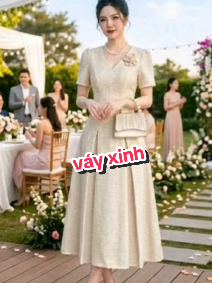 Váy xinh#thoitrangnu #xuhuongtiktok #vaythietke 