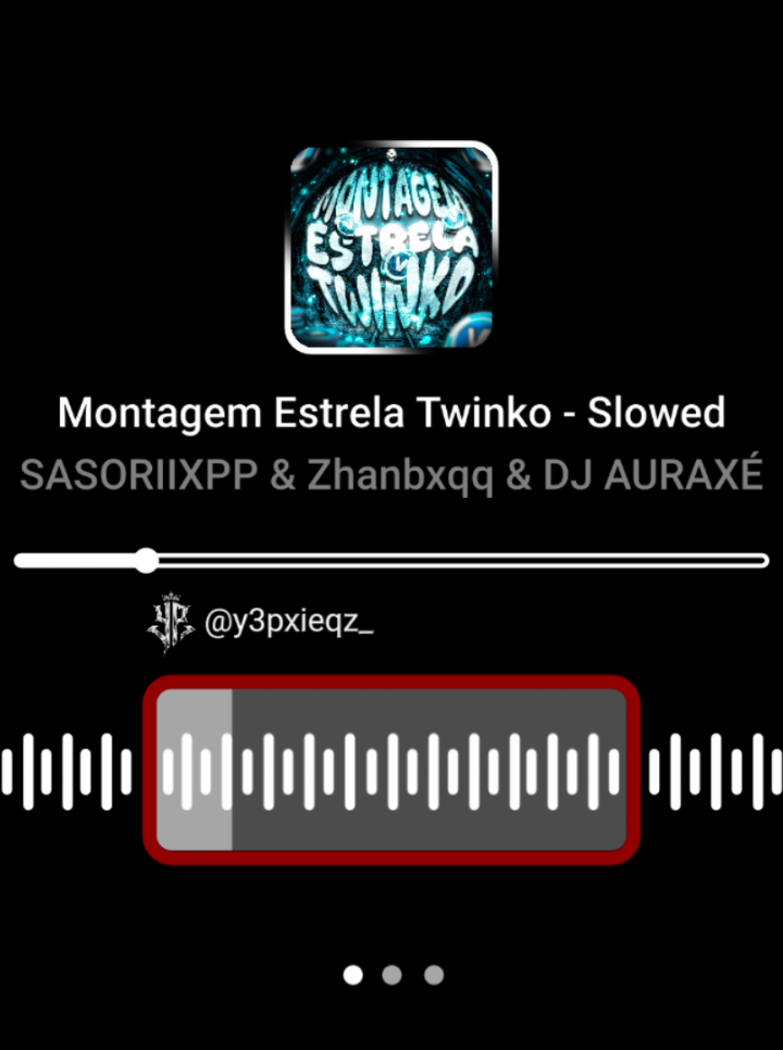 Montagem Estrela Twinko - Slowed dm for song promo 📩  #slowedsongs #slowedreverb #slowedandreverb #phonk #fyp 