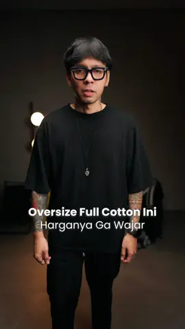 Kaos oversize berbahan full katun dengan harga gak masuk akal! #kaos #kaosoversize #tshirt #mensfashion #menswear 