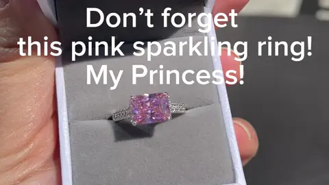 #pink sparkling ring# be a princess#CapCut 