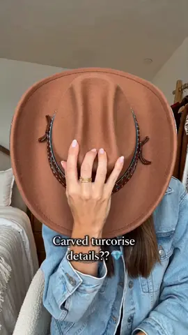 I cannot believe I just found **this hat**! This is such a **steal right now**. If you're thinking about getting one, just do it. It's so **stylish** and perfect for any occasion. Check out the link below and get yours now! Okay, bye! #brimmedcaps #cowhidedecor #hatstore #hatsforwomen #summerhats #vintagehat #customtruckerhat #menwesternstyle #menswesternstyle #cowgirloutfits