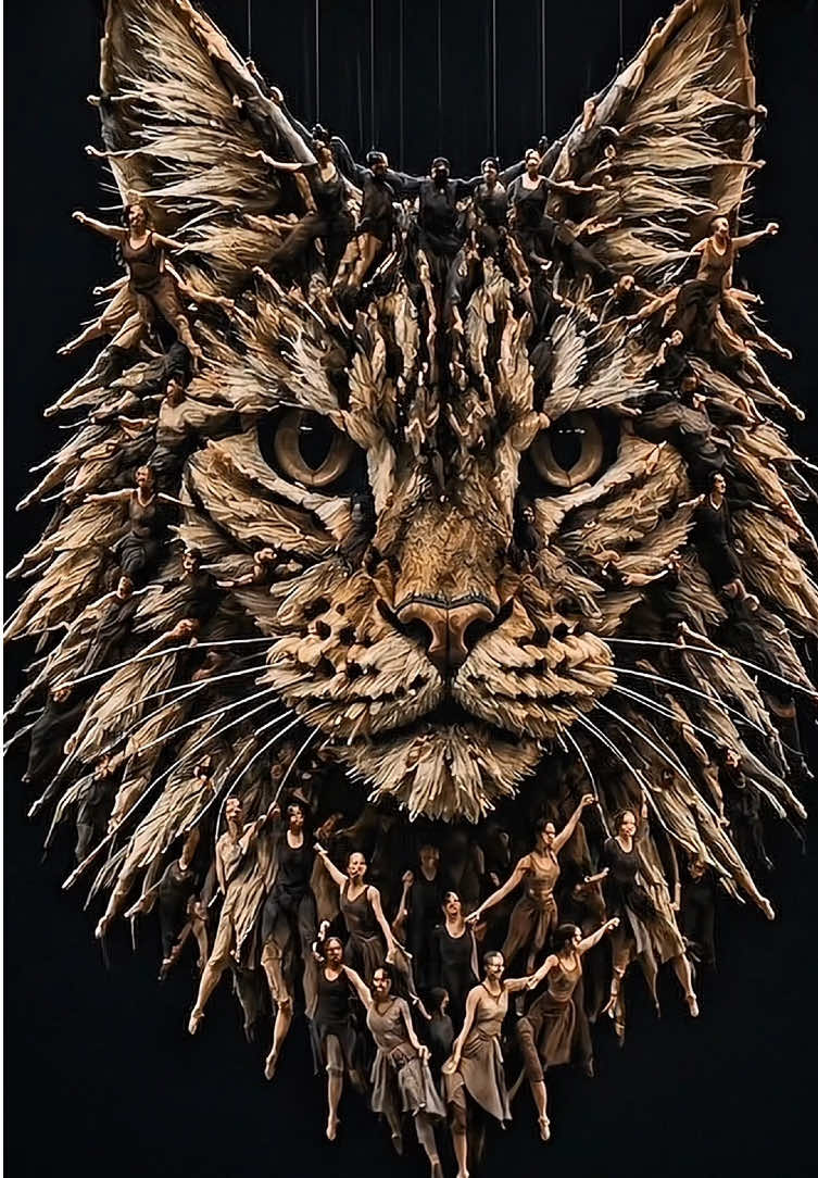 MAINE COON CAT 🐱 #illusion #mainecoon #cat #fyp #trending