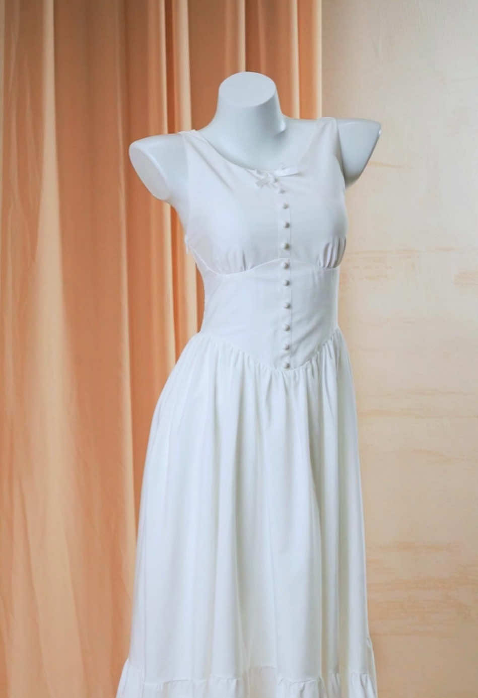 This dreamy French vintage white dress is made for garden tea parties and art market strolls!#parthea #OOTD #FormalWear #WorkwearInspo #TikTokFashion 