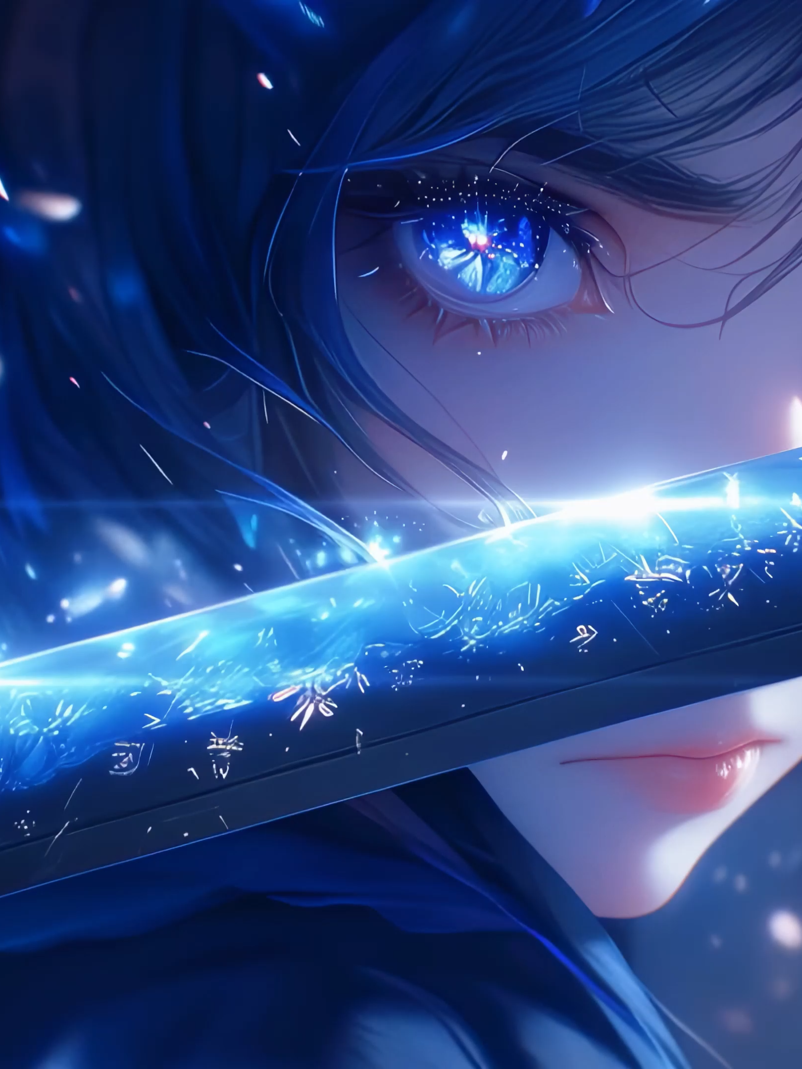 Azure Blade Live Wallpape#livewallpaper #hinhnen #4k wallpaper live astronot #pc