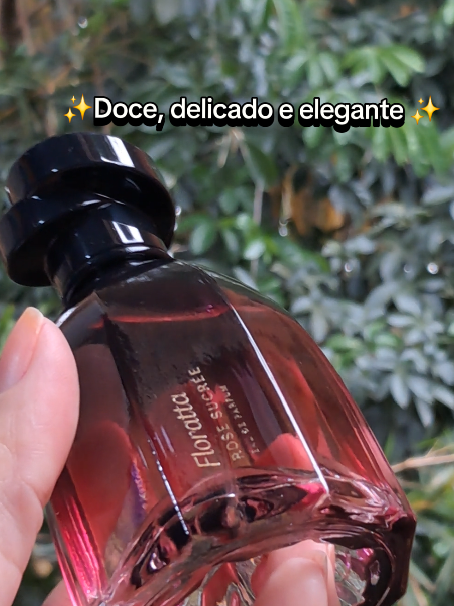 Floratta Rose Sucrée Eau De Parfum 75ml uma fragrância floral ambarada . #perfumefeminino #floratta #tiktokshop #cheiroso #dicadeperfume 