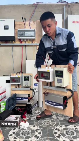 Bộ đổi nguồn sin chuẩn 4000w #xuhuong #HảiXanhLơ 