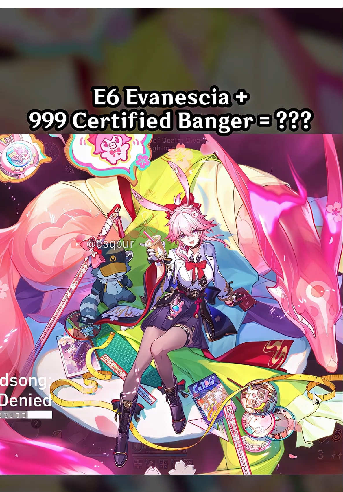 E6 Evanescia + 999 Certified Banger = ??? #HonkaiStarRail #hsrcreators #hsrguide #Evanescia