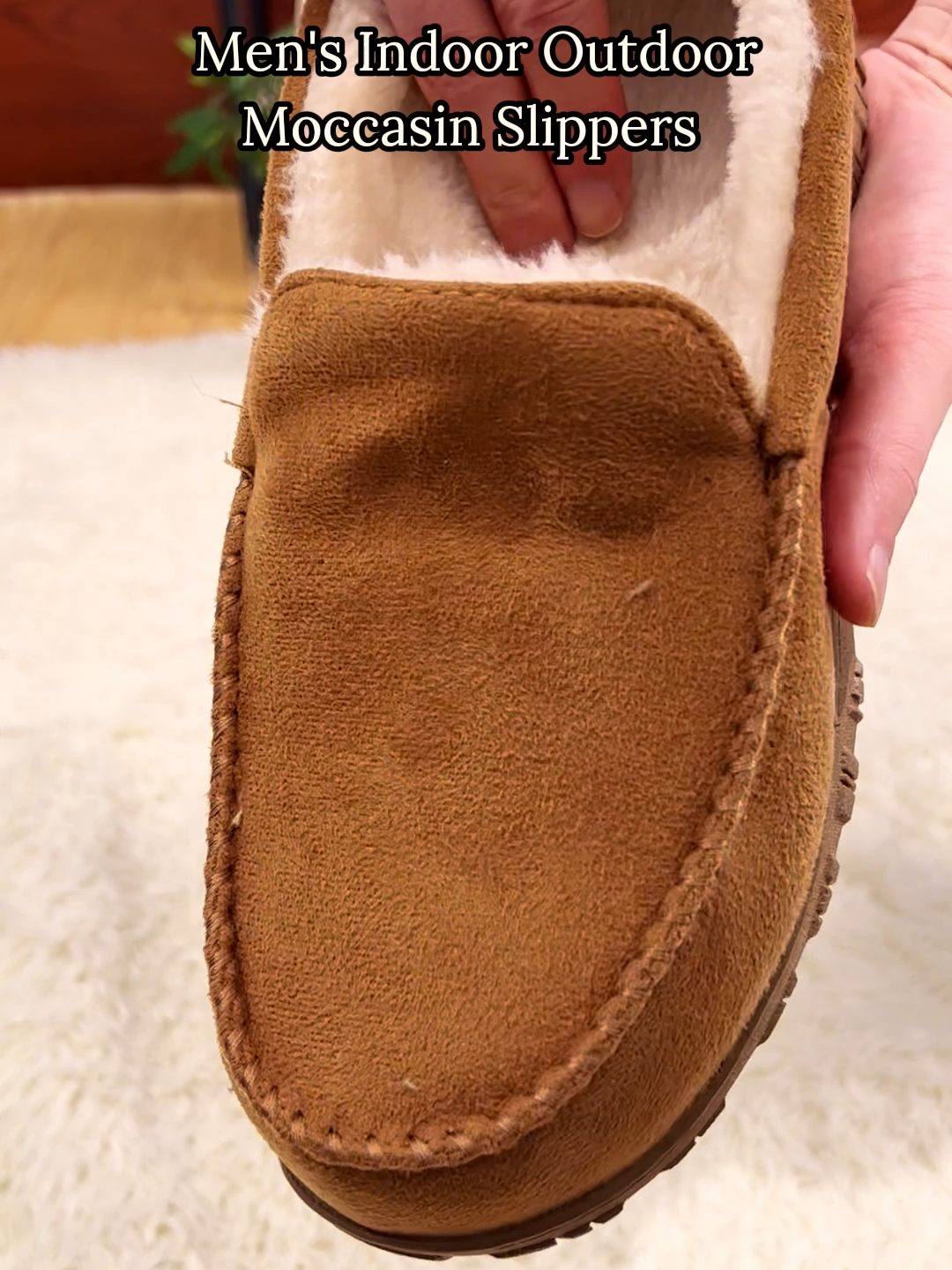 SHOESLOCKER Men's Cotton Moccasin Slippers, Anti-Slip Memory Foam Footwear, Knit Design with Heel Collar, Thick Cushioned Warm Plush Walking Shoes for Indoor & Outdoor Casual Use #WeeklyDeals #Tiktokshopstockup #tiktokshopmakemebuyit #summervibes #tiktokshopmemorialday #comfortslippers #shoecollection #footwearcrafting #indoorsoccershoes #aidonger #swimsuit #weddingsneakers #comfyheels