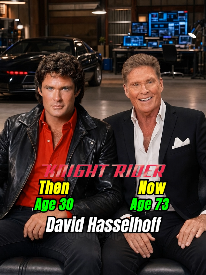 The Shadowy Flight. 44 Years of Knight Rider Legacy and Evolution (1982-2026). #KnightRider #DavidHasselhoff #KITT #ThenAndNow #80sTV