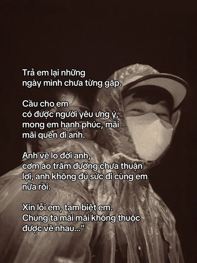 Chúng ta mãi mãi không thuộc được về nhau…