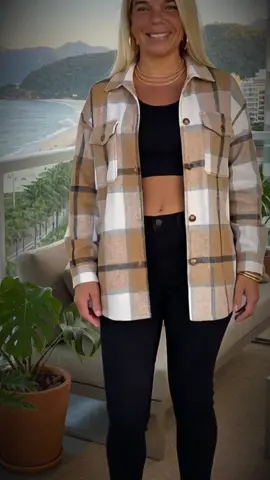 Camisa Xadrez Feminino Flanelado Por Fora Grosso Oversized. NÃO PERCA ,GARANTA A SUA AGORA!! #fashiontiktok #fyp #dicas #moda #outonoinverno  @Plus Clout @Karla Nascimento 