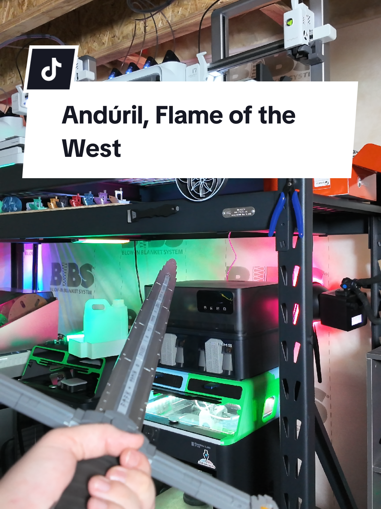 @BUILDIFY Official If you love Lord Of The Rings you have to check this out! #3dprintingtiktok #legolordoftherings #legolotr #andúril #lordoftherings 