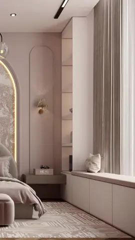 غرفة نوم مودرن فخمة بتصميم راقٍ وأجواء هادئة تعكس الأناقة والراحة ✨ تناغم بين الألوان الفاخرة والمفروشات العصرية مع إضاءة ناعمة تضيف عمق وجمال للمكان، تفاصيل مرتبة تمنح الغرفة طابع فاخر ومميز. #غرفة_نوم_مودرن #غرفة_نوم_فخمة #ديكور_غرف_نوم #تصميم_داخلي #ديكور_غرفة_نوم 