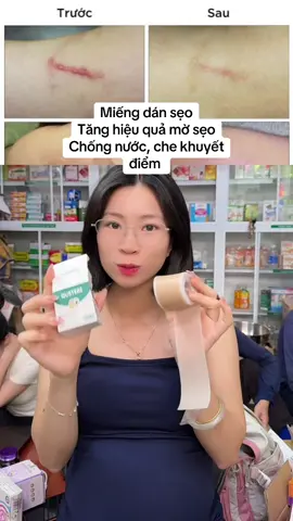 Miếng dán sẹo Tăng hiệu quả mờ sẹo Chống nước, che khuyết điểm #xuhuong #seoloi #dieutriseo #seobong 