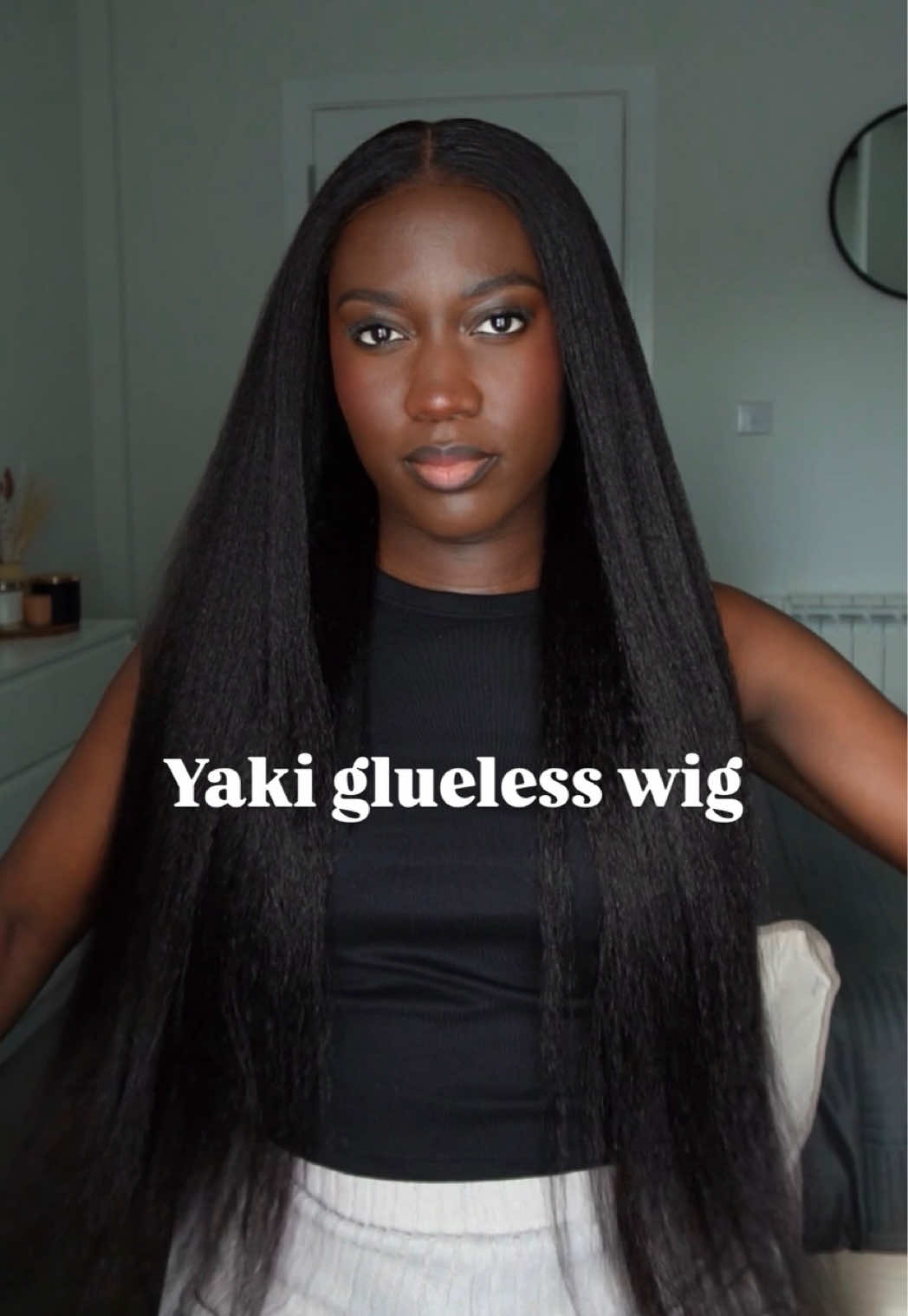 10/10. No notes. Some wigs just make getting ready feel effortless!  #wigtok #yakihair #closurewig #gluelesswig 