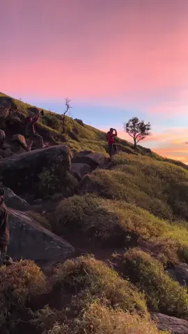 it’s beatiful nature, MT.MERBABU with sunrise 🌅 #merbabumountain #gunungmerbabu #sunrise #merbabu3142mdpl 