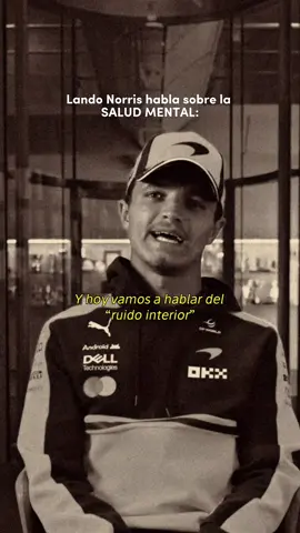 Lando Norris habla sobre la salud mental…🥹🧡 y que mensaje tan lindo nos dejó ⭐️ #landonorris #f1 #f1fans #saludmental #formula1 