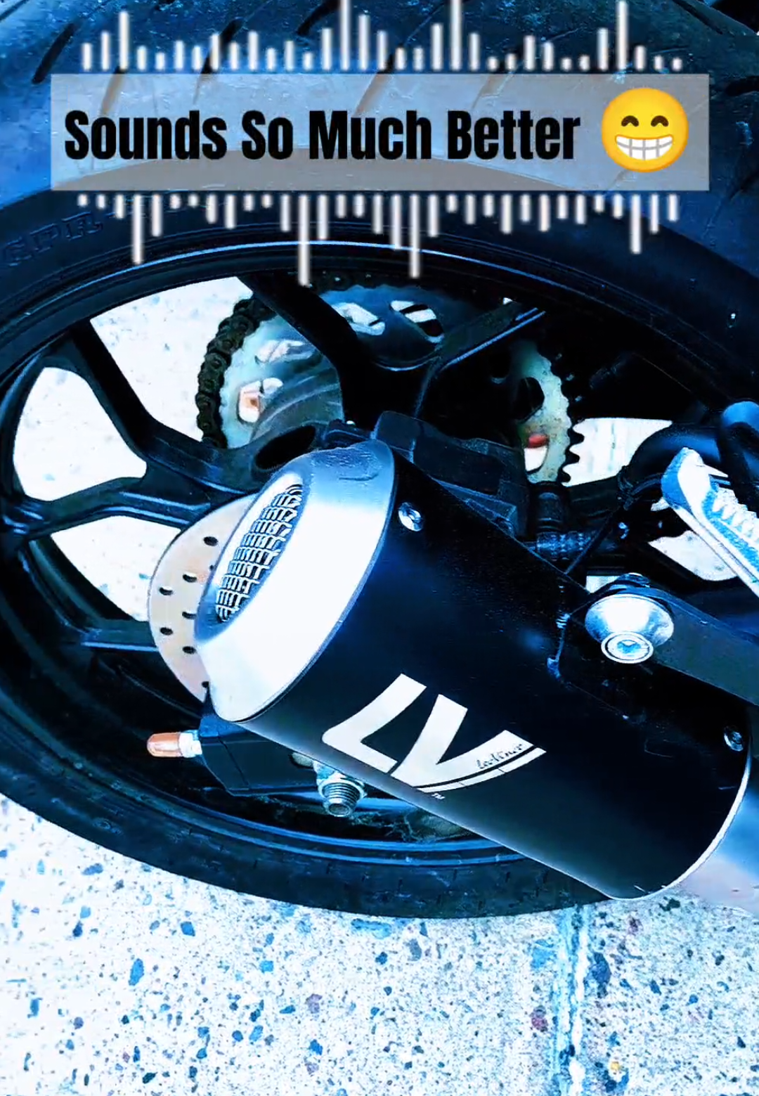 Ditching the stock exhaust! 🔧 Quick step-by-step install of the Leo Vince slip-on for the MT-03. Turn your volume up for the sound check at the end! 🔊 Rate the new sound 1-10 in the comments! 👇 @LeoVince Official  #biketok #motorcyclesoftiktok #HowTo #LeoVince #YamahaMT03 