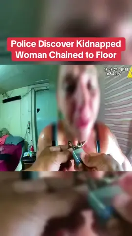 Police Discover Kidnapped Woman Chained to Floor #cops #bodycam 