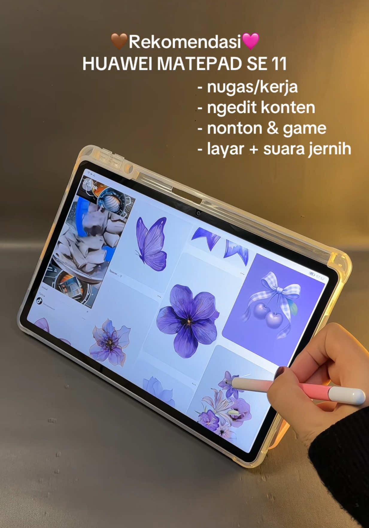 Cocok buat multitasking🤎🌸 #huaweimatepadse11 #huaweimatepad #tablethuawei #tablet1jutaan #tabletmurah