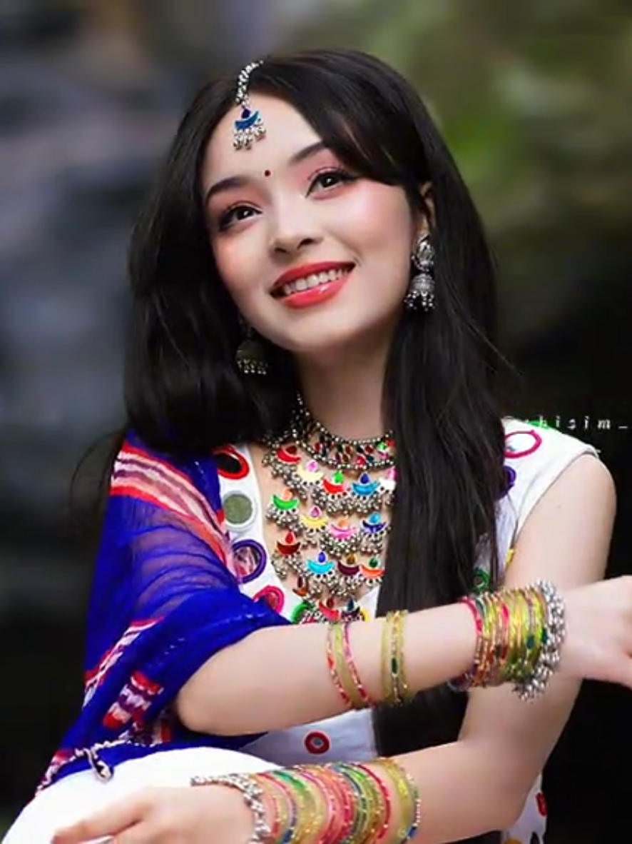 New bhajan out now on yt🦚🩵✨  #simpalkharel #ramaayenge #tiktoktradition #explorepage #fyp @Simpal Kharel @Kharel Shiwani 🐲 