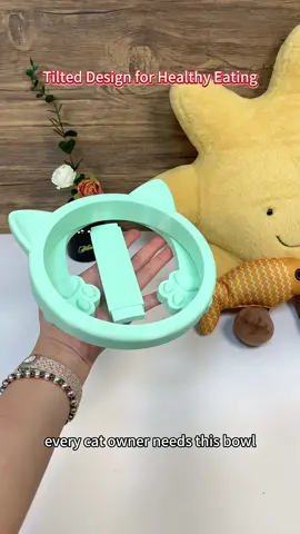 Widen the cat bowl, easy to clean, prevent black chin🐱👍#petproduct #catbowl #cathealth #tiktokshop #fyp 
