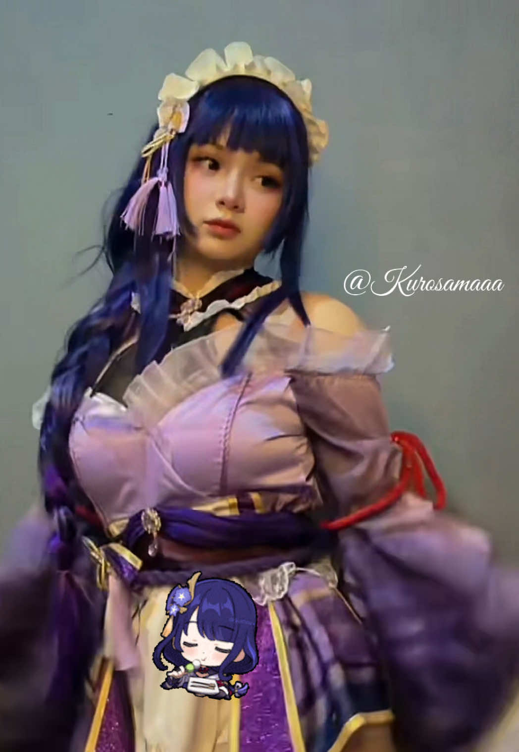 #raidenshogun #GenshinImpact #raidenshogungenshinimpact #raidenmaid #cosplay 
