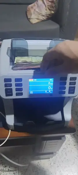 banknote counting machine  Latest model, money can be mixed in, can verify the authenticity of US dollars, cedis is also available.#counting 