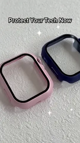 2PSC New Pc Spray Paint Integrated Case With Tempered Glass Film Shockproof Full Coverage Protective Shell For Apple Watch Daily Use Anti Collision Watch Accessory (No watch) #AppleWatchCase #2PackWatchCase#WatchUpgrade #TechEssentials#SummerVibes