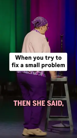When you try to fix a small problem… #standupcomedy #waxing #girlproblems #comedy