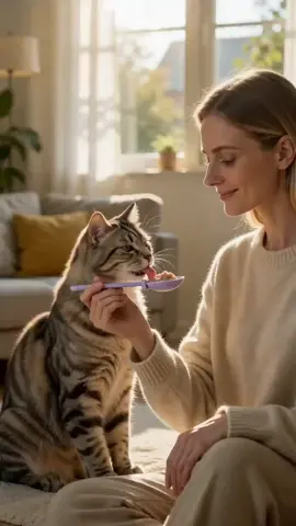 ✨ Stop wasting wet treats! 🐱 This spoon is a game-changer for messy cats 💡 #CatTreats #CatFeedingHacks #CatLovers #TikTokMadeMeBuyIt #PetHacks