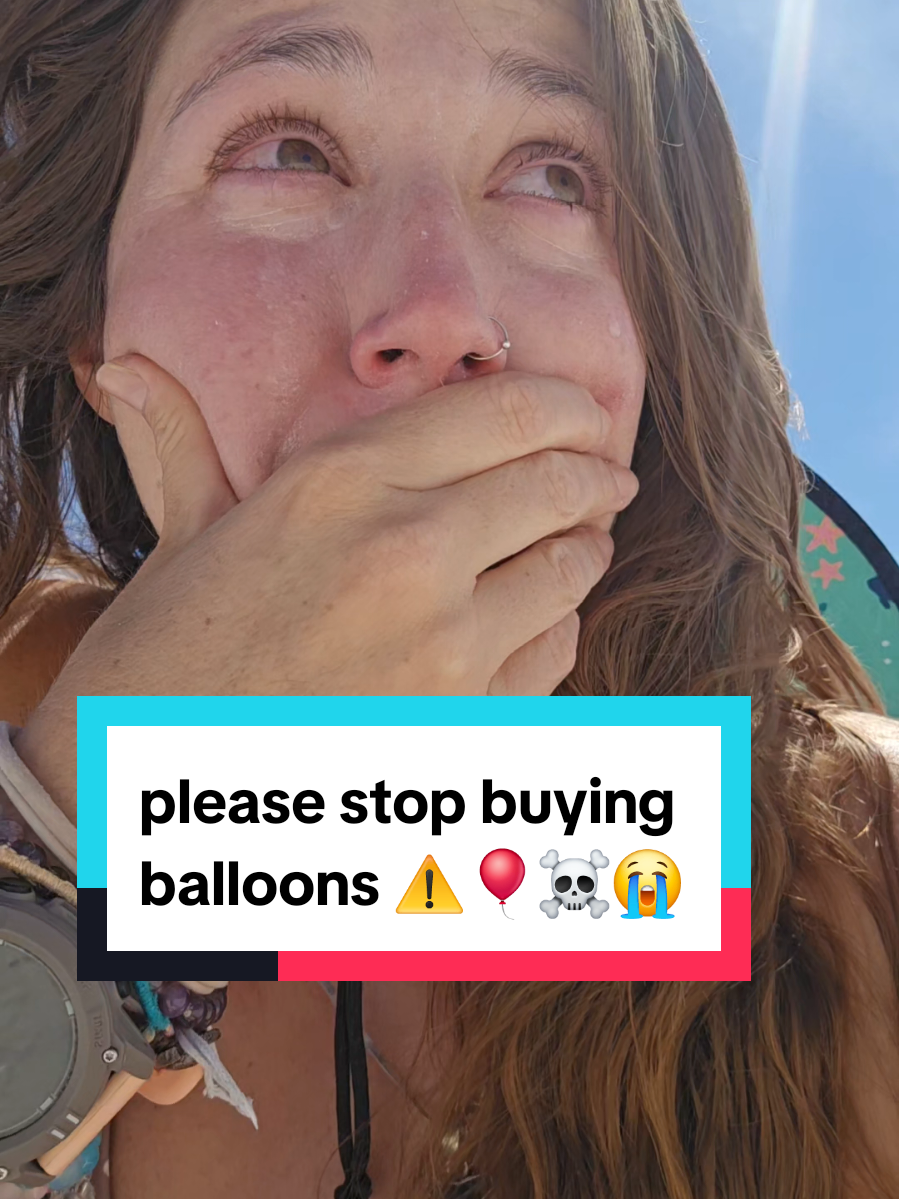 Reality of balloons... 🎈☠️🌊 From far away, all I saw was a balloon laying on the beach. As I got closer, I realized it was attached to a dead bird... My heart dropped... At first, I thought it was accidental… but seeing the knot perfectly tied around his leg honestly left me speechless. I cried with my heart completely open. 💔 The only thing I could do was clean the area around him, remove the line from his body, and create a small circle of shells around him so he could rest peacefully. 🙏🕊 This is exactly why I speak so strongly against balloons. They end up in the ocean.  They harm wildlife.  And this is the reality behind so many single-use plastics. I’ll be sending these photos to FWC and wildlife organizations because people need to see what really happens. I don’t like posting sad things… but maybe this bird suffered because of humans, and I need more people to understand that our choices matter! I beg you to please stop buying balloons, buy flowers instead... Protect what you love 🌊 RIP little one 🤍 #oceanlover #fuckballons #protectwildlife #oceanconservation #ballons 