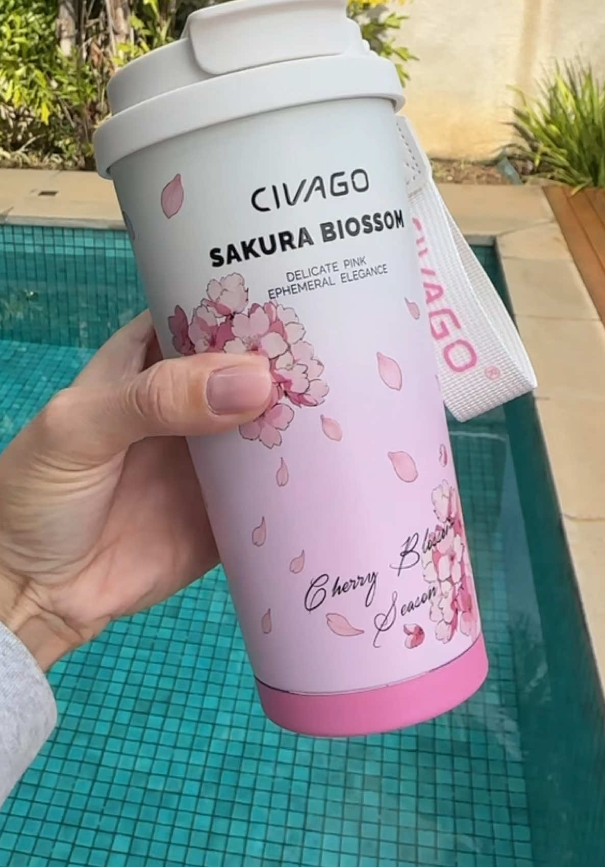 Copo garrafa térmica 500ml de aço inoxidável da Civago #civago #copotermico #garrafatermica 