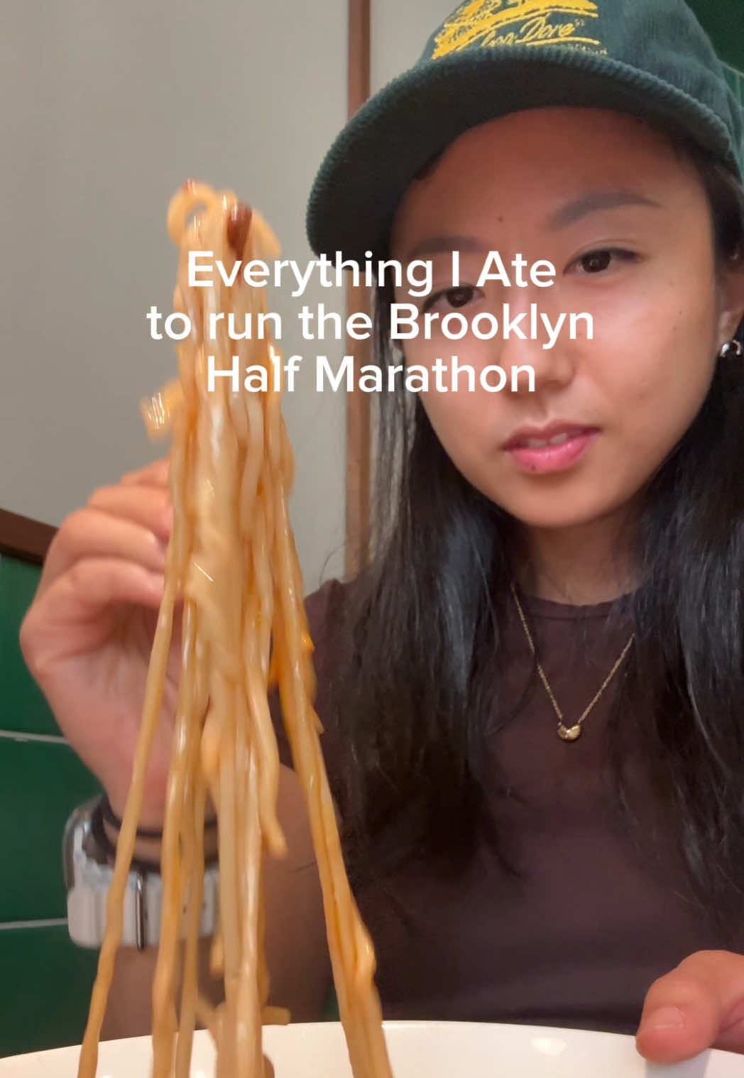 everything i ate 24 hours from the brooklyn marathon 🤩 #Foodie #marathon #brooklynhalf #Running #eating 