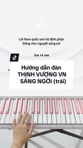 Hướng dẫn đàn piano tay trái: Thịnh vượng Việt Nam sáng ngời - Bùi Trường Linh @Trường Linh Bùi  @Hoa @Cherry Chinese #piano #lopnhacthuyhoa #cover #thinhvuongvietnamsangngoi #buitruonglinh 