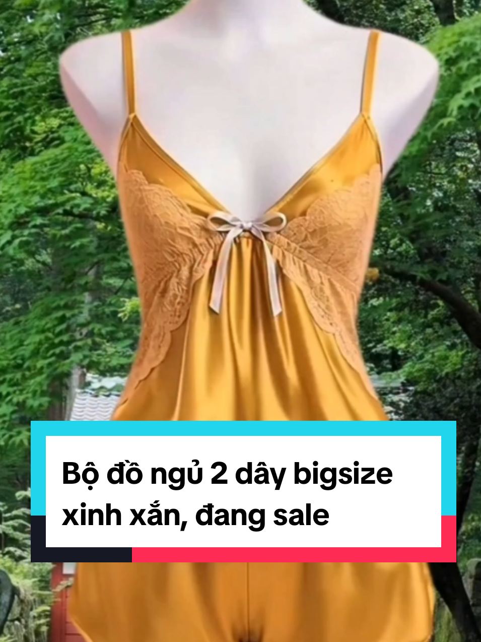 Bộ đồ ngủ 2 dây bigsize xinh xắn. #dongu2day #donguxinh #donguhottrend #xuhuong 