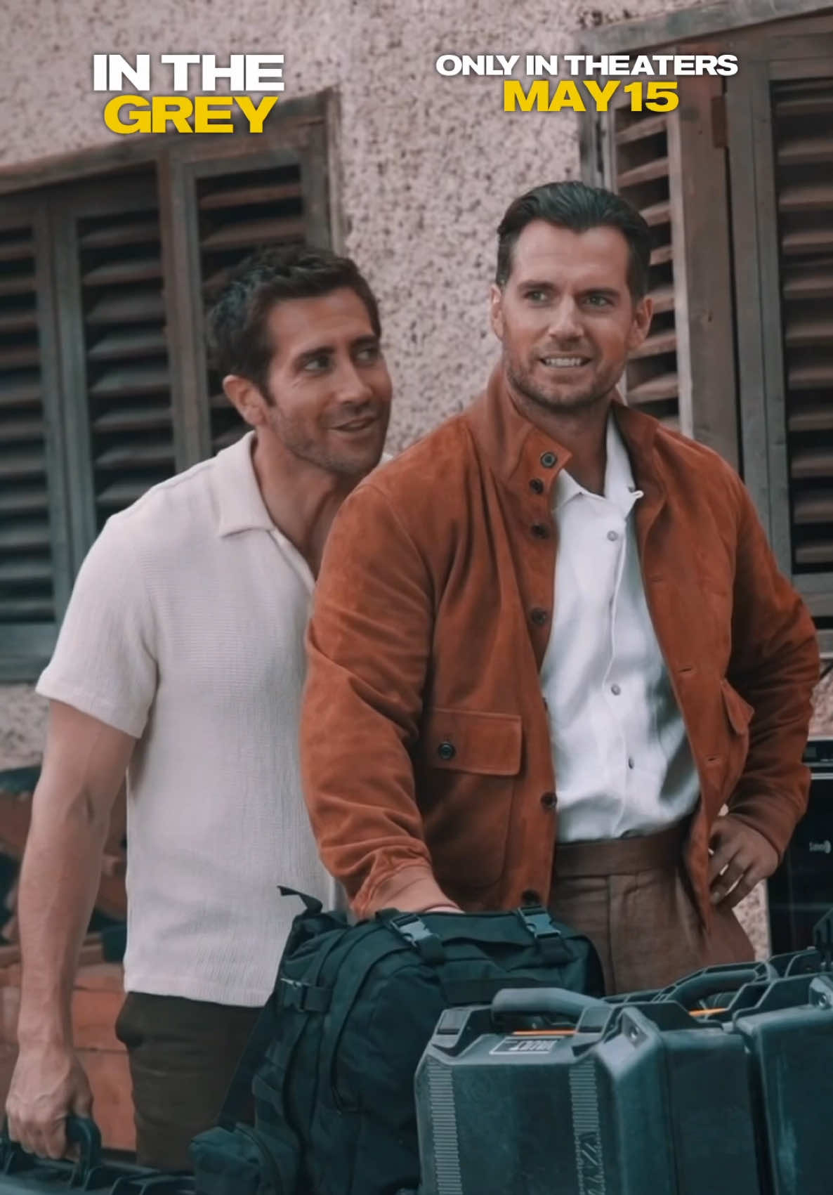 Jake Gyllenhaal 🤝 Henry Cavill good chemistry. great stories. slightly too much admiration. Go behind the scenes of Guy Ritchie’s #InTheGrey  Get tickets now and watch it in GSC today! 💥 