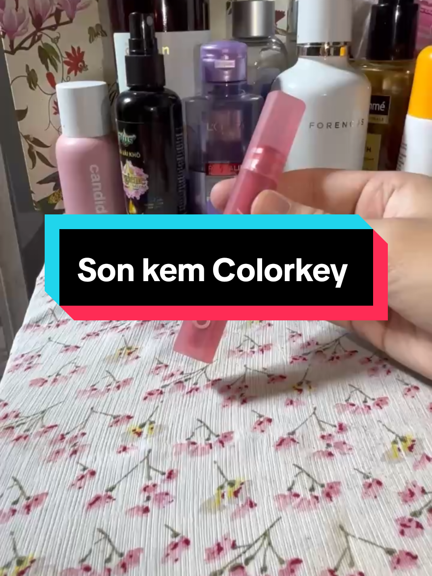 Son kem Colorkey lên màu siêu đẹp, bền màu #soncolorkey #shopLuvia #viralvideo #xuhuong #trending 