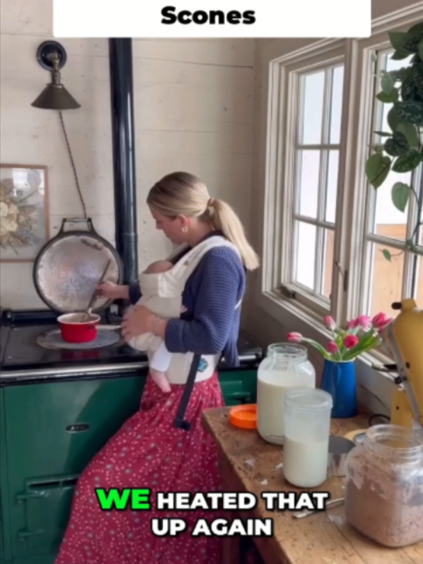 Rustic Kitchen Magic_ Baking, Milking & Homemade Treats! #FromScratchCooking #FarmhouseKitchen #BallerinaFarm #FarmToTable #TraditionalCooking #CountryCooking #HomesteadLife #homemadefood #Ballerina #Homemaker #SimpleLiving