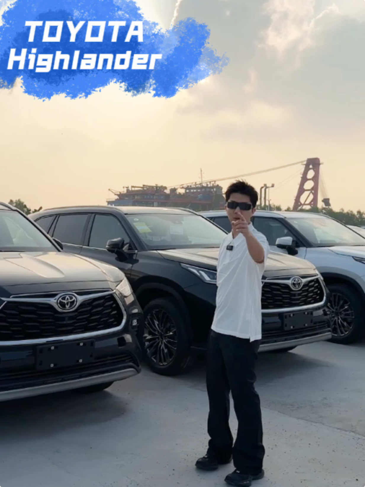 The new Highlander has a strong price advantage in China.#chineseautomobile #toyota#carexport #Ghana #iran 