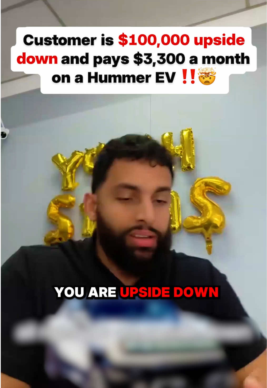 Owes $168K on a Hummer EV… that is now worth $80K 😬📉 Share this post if you want to understand how markups can destroy you. #hummer #cardealership #carfinance #electricvehicle #cartok
