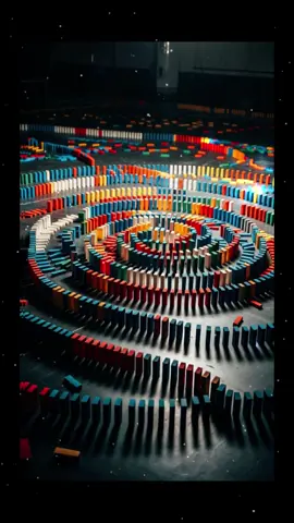 Fine domino art #fyp #blowthisup #magic #aiviral 