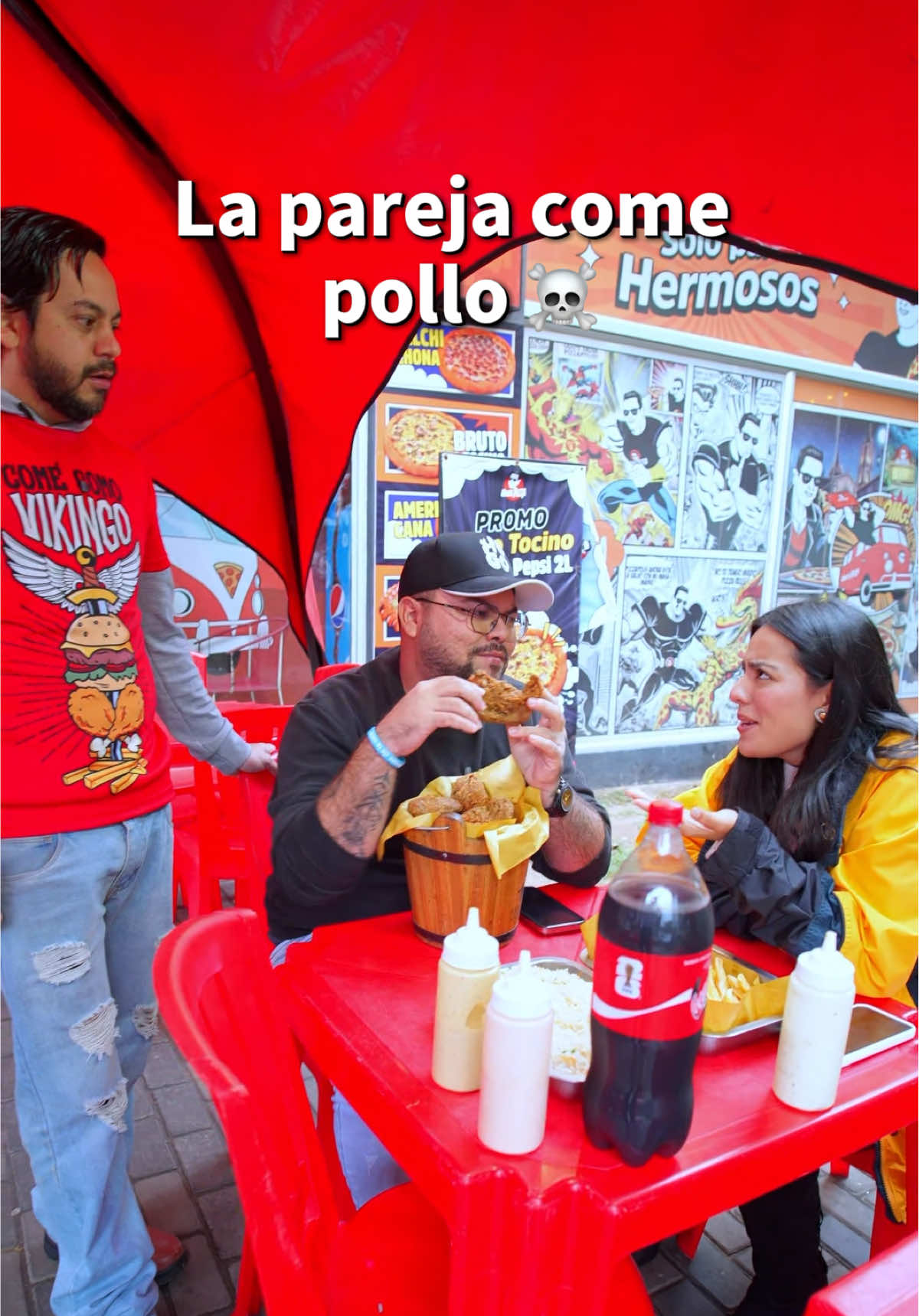 Etiqueta a los come pollos que conozcas. 😖😂 🎥: @Focus Entretenimiento  🎭: @LeitoChow @Soy Carli💕 @ministro_rastrillo  #humor #pollosvikingo #diadelamadre 