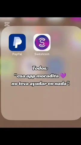 Un nuevo comienzo no te quedes atrás 💜💜 #sweatcoin #oportunidad #flypシ #paratiiiiii