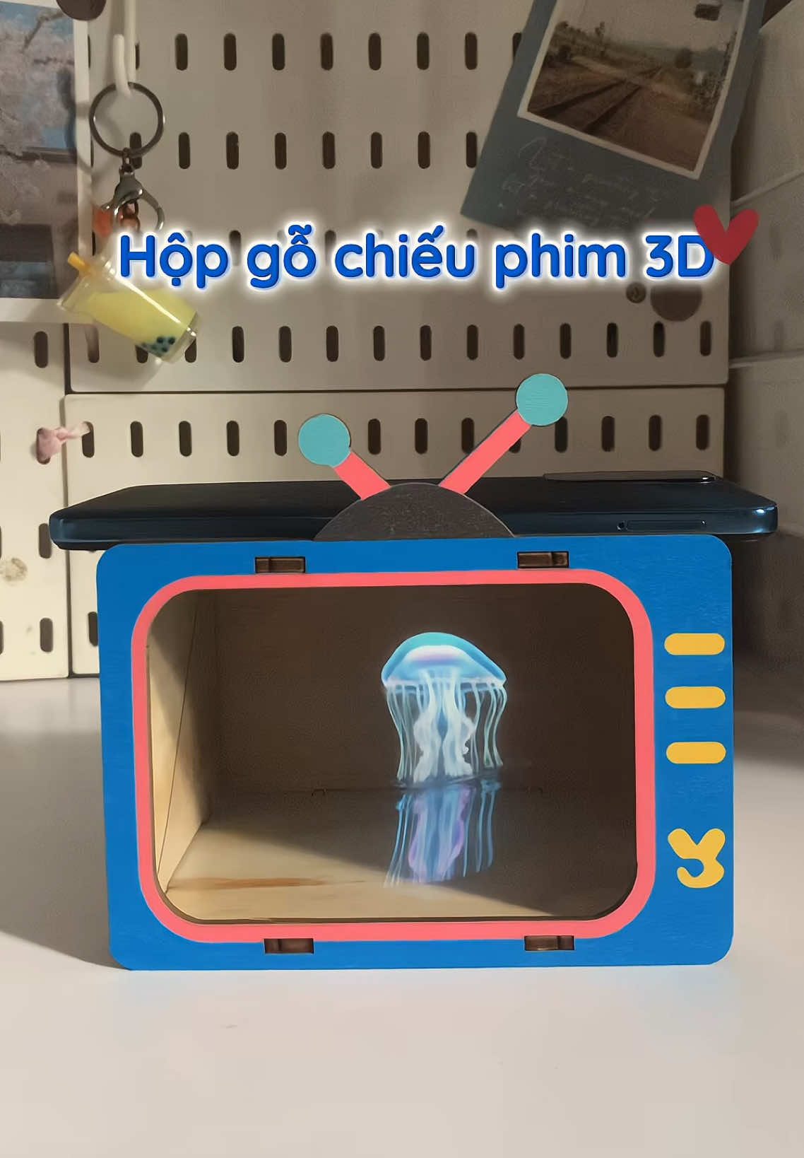 Hộp chiếu phim 3D cho bé #hopchieuphim3d #hopchieuphimhologram #dochoithongminh #xh #viralvideo 