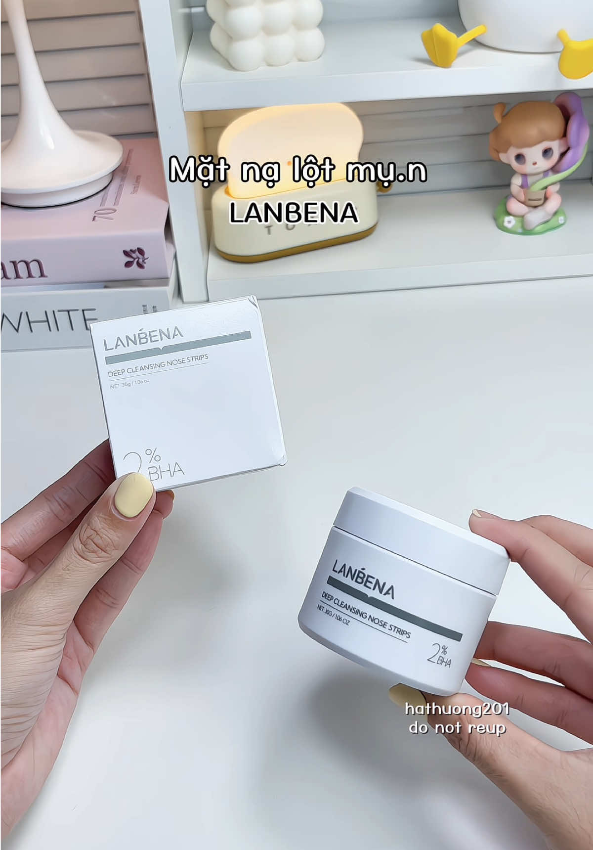 Mặt nạ lột mụ.n Lanbena hỗ trợ l.oại bỏ mụ.n đầu đen & sợi bã nh.ờn #matnalotmun #lotmun #lotmundauden #lanbena #vairal 