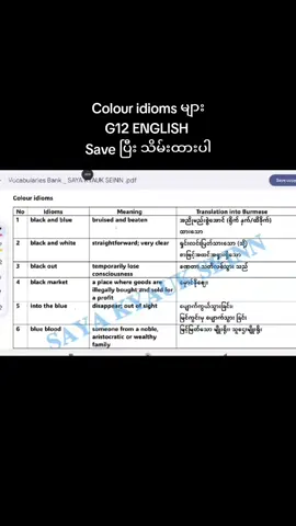 #foryou #fyi #g12 #fyp #SayaKyaukSeinn 