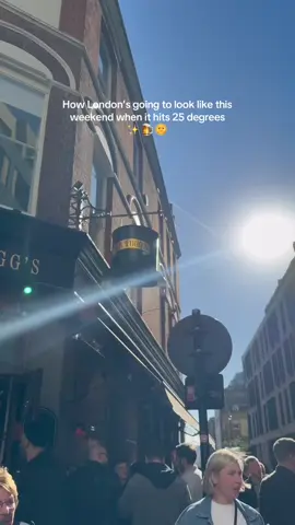 A cold crisp glass of your preferred beverage is awaiting the heat wave as much as you 👀 #london #heatwave #fyp #londonlife #thingstodoinlondon s
