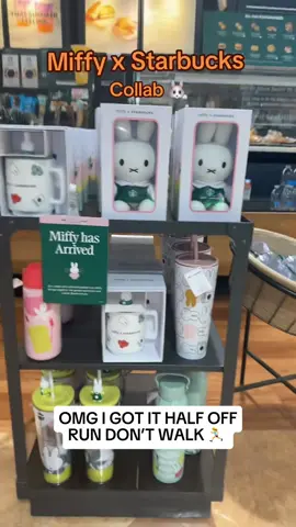 Guysss RUN before it sells out 💚 #needthat #fyp #cute #starbucks #miffy 